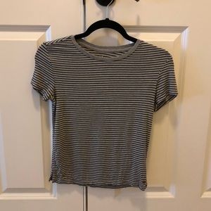 American Eagle short sleeve striped shirt